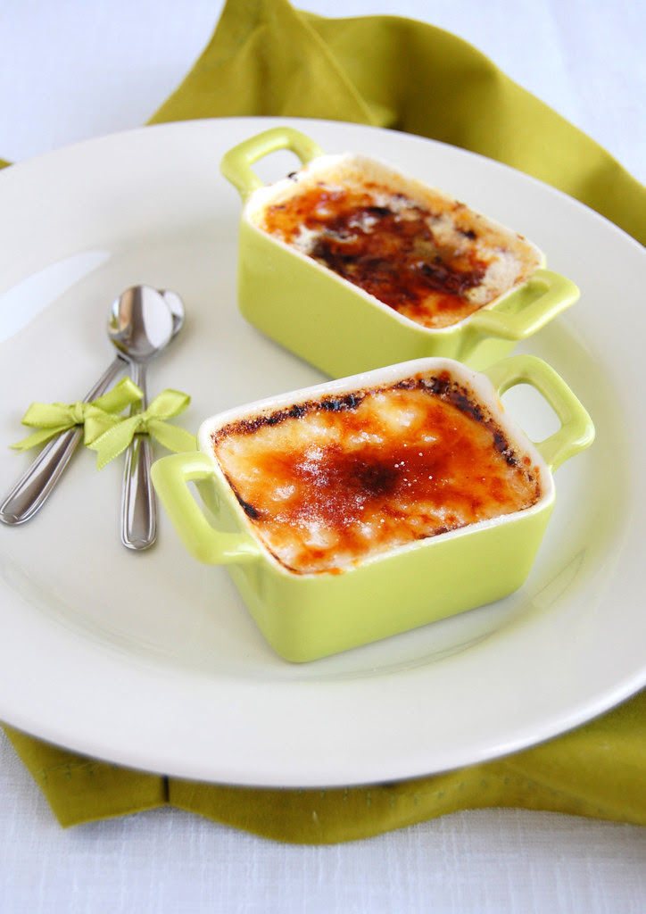 Orange crème brûlée / Crème brûlée de laranja