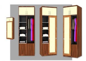 10 Desain Lemari Baju Kecil  Minimalis Unik RUMAH IMPIAN