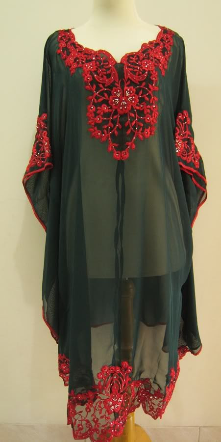 DANISWARA Busana Baju Muslim Muslimah Maxi Dress Kaftan DANISWARA Busana Baju Muslim Muslimah Maxi Dress Kaftan