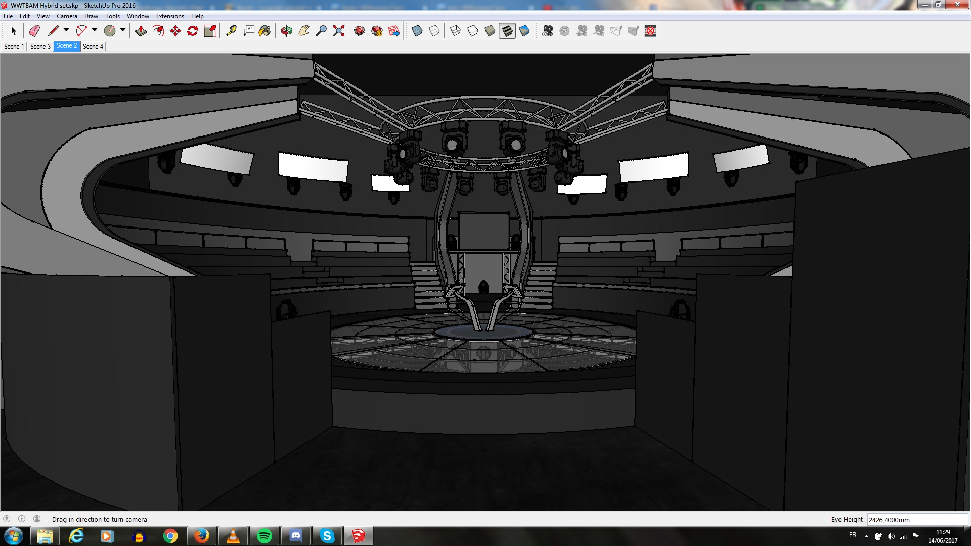 WWTBAM : Hybrid set project (Sketchup & C4D) | Millionaire Fans