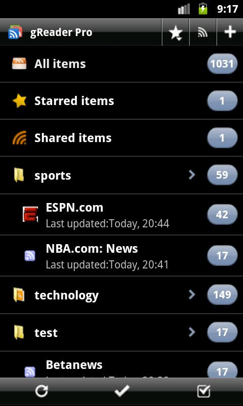 gReader Pro (Google Reader) 2.2.4