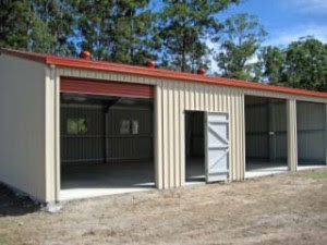 Workshop Shed or Garage – 4 or 5 bay shed