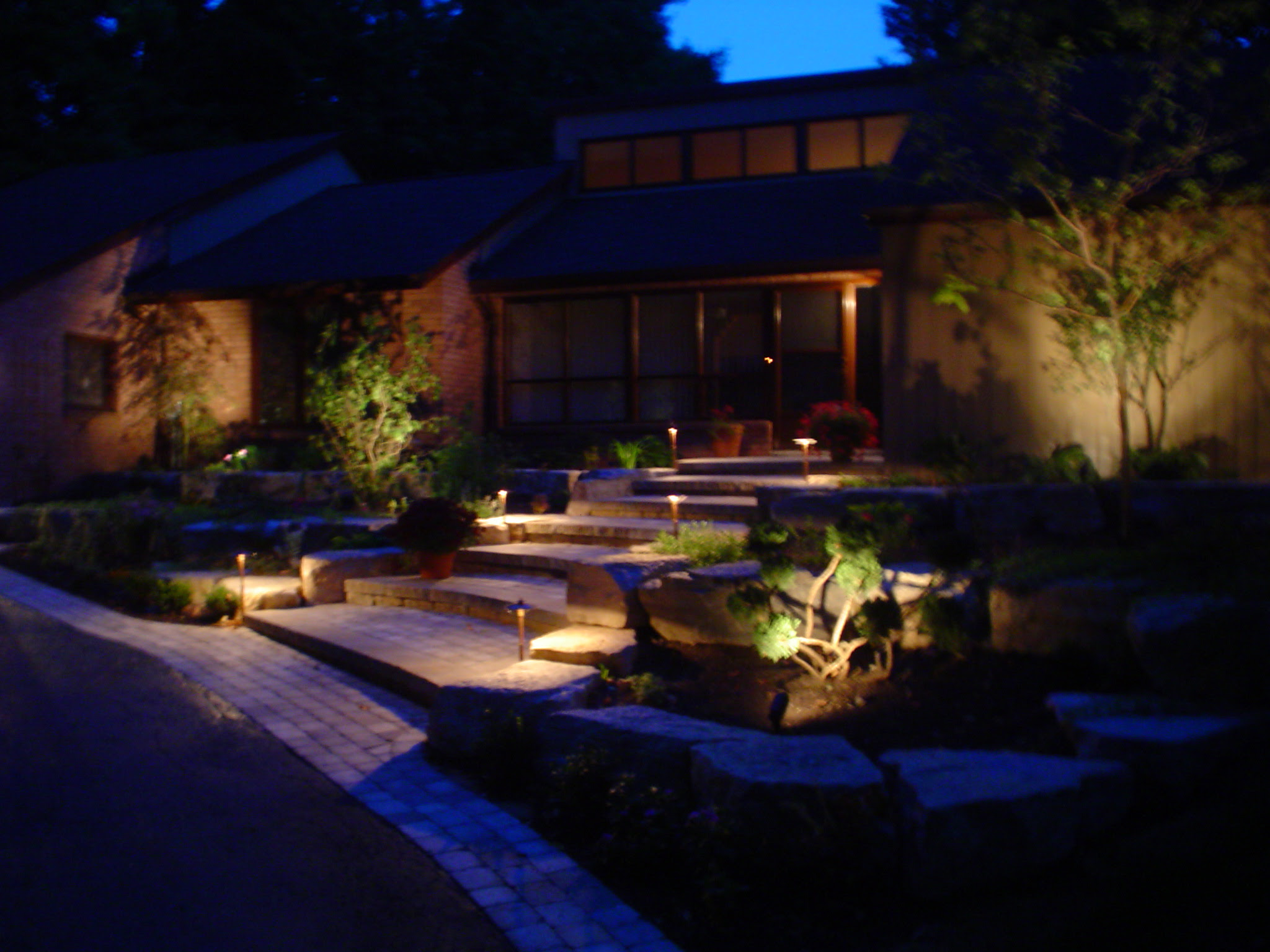 Landscape Lighting - Low Voltage path lights, spot lights