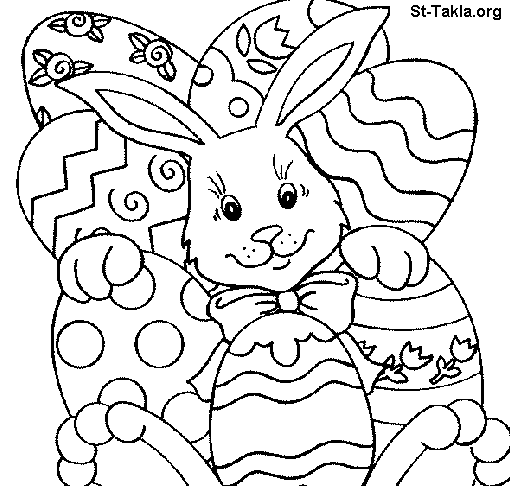 easter bunnies coloring pages for kids. easter bunny coloring pictures