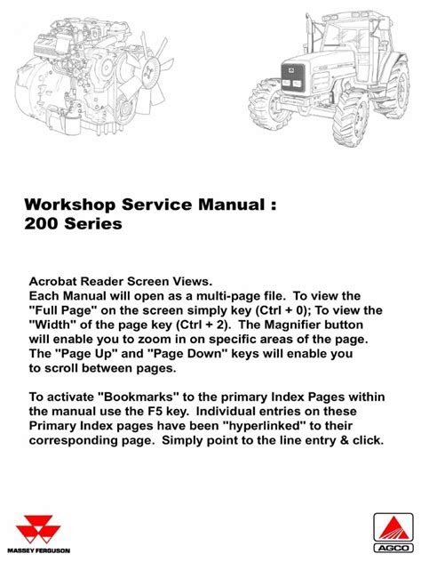 PDF Massey Ferguson 231 Service Manual
