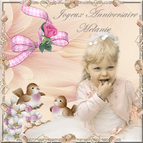 Joyeux Anniversaire Melanie