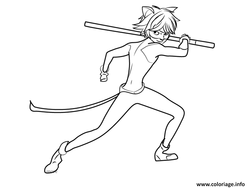 Coloriage Miraculous Ladybug Et Chat Noir Drawings Jecolorie Com