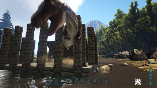 ｐｓ４ アークサバイバルエボルブド 建築日記 イカダで恐竜を捕獲する いろはの小さな我が家