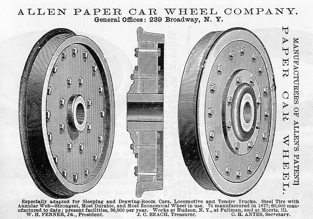 Allen Paper Wheel Advertisement