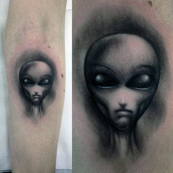 70 Alien Tattoo Designs For Men - Extraterrestrial Ink Ideas
