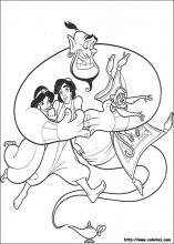 Aladdin Coloring Pages On Coloring Book Info