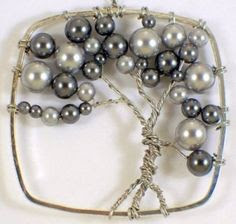 tree of life ornament - beads & wire! by jill