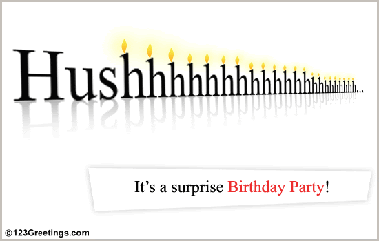 Surprise Birthday Party Free Birthday Party Ecards Greeting Cards 123 Greetings