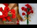 How to Make Valentine's Day Cards for Him Easy using Ribbon!!