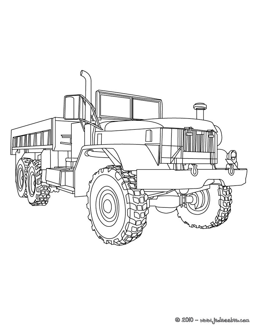 Coloriage camion Truck