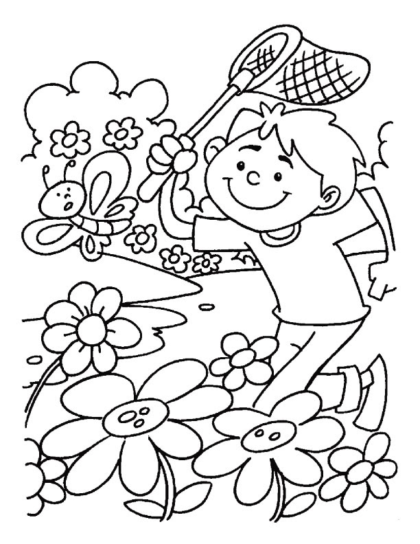 Spring Coloring Pages 2018- Dr. Odd
