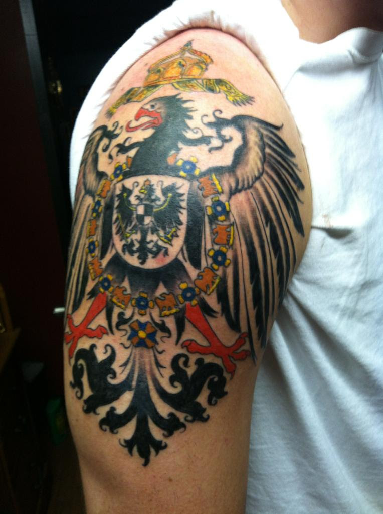 nazi iron eagle tattoos