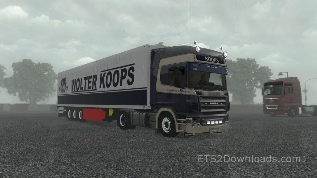 Wolter Koops Skin + Trailer for Scania R2008