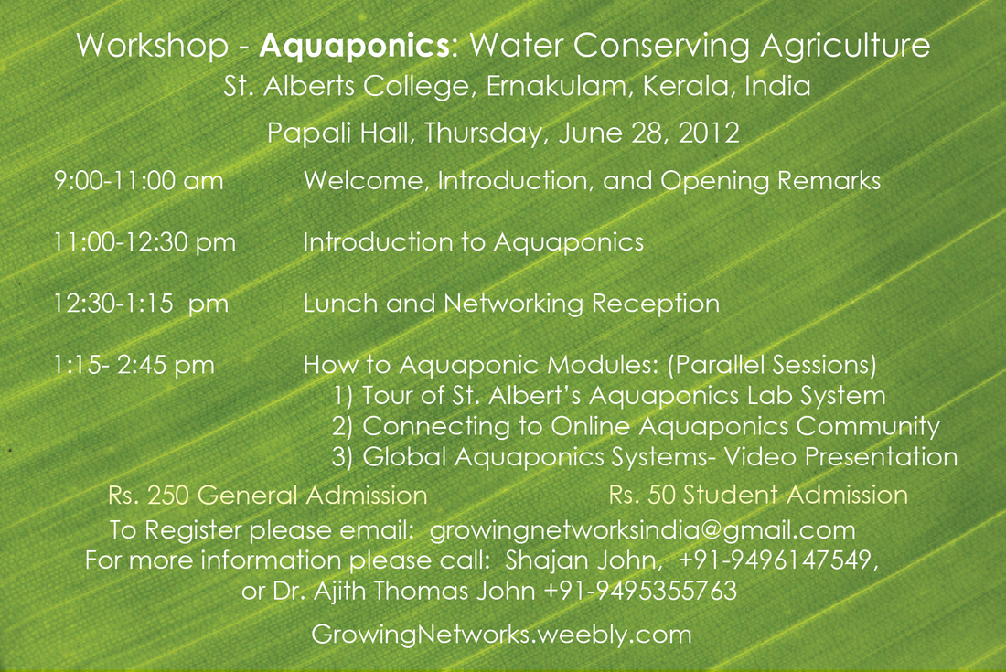 The Wisconsin-Kerala Aquaponics Connection