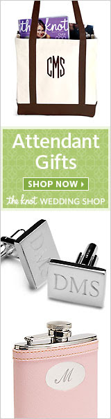 Attendant Gifts at The Knot Wedding Shop