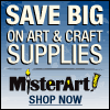Save up to 75% art and craft supplies!