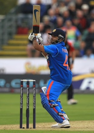 Parthiv Patel guides one towards third man, England v India, 1st ODI, Chester-le-Street, September 3, 2011