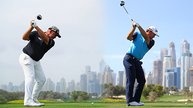 Darren Clarke and Graeme McDowel are heading for Portstewart in July. Picture: Getty Images