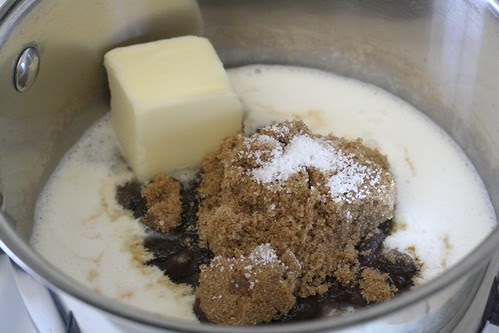 Make the caramel sauce