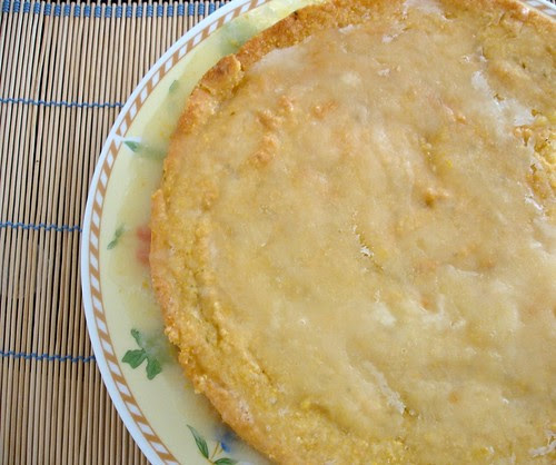 Lime polenta cake