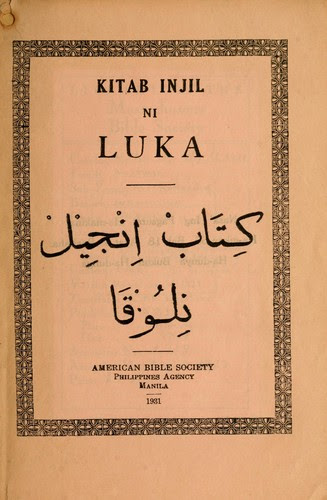 Kitab Injil ni Luka 1931 edition Open Library Kitab Injil ni Luka 1931 edition Open Library