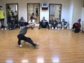 Видео bboy Lee Fun (Imagination crew) vs bboy Moon (Post Scriptum crew) at Sakhalin ABC 2009