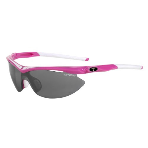 Tifosi Womens Slip T-I006 Shield Sunglasses,Neon Pink Frame,Smoke,Red and Clear Lens,One size Tifosi Womens Slip T-I006 Shield Sunglasses,Neon Pink Frame,Smoke,Red and Clear Lens,One size