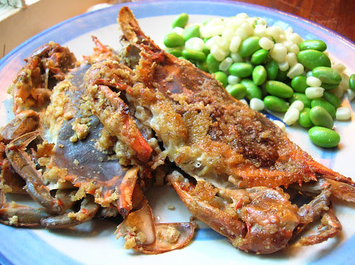 pan-fried soft shell crab