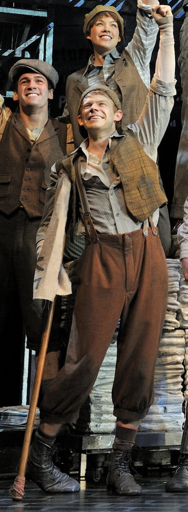 Newsies Andrew Keenan Bolger Carries The Banner For Disney A Fourth Time Stage Rush