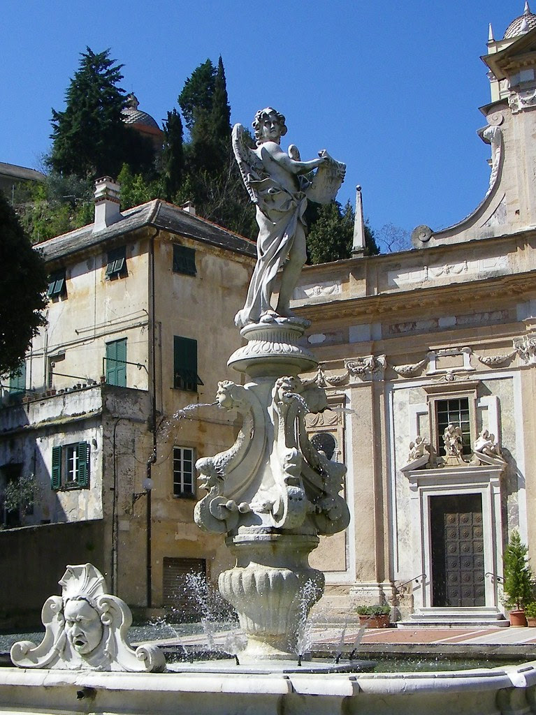 7] Savona (SV), Santuario: la fontana e la cappella. ❹