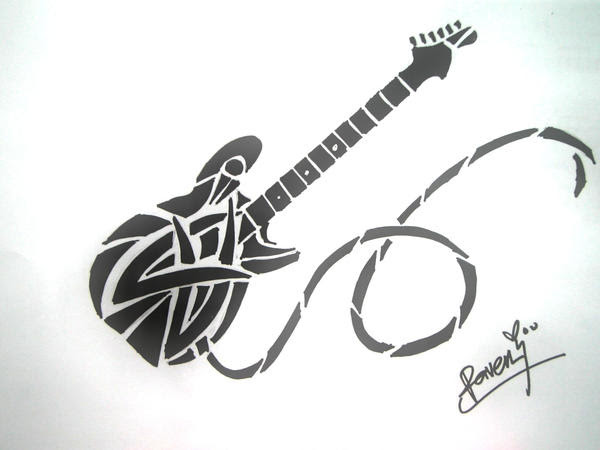 bass guitar tattoos. guitar tattoos