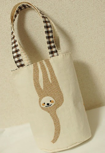 Hanging sloth handbag