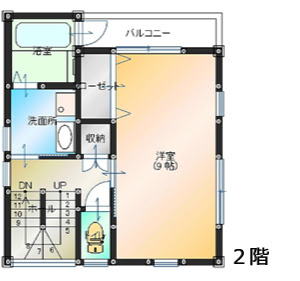 １０坪 木造３階建て住宅 間仕切りなしのｌｄｋと屋上バルコニーがある間取り 横浜の狭小住宅 二世帯住宅 注文住宅の間取りは中鉢建設