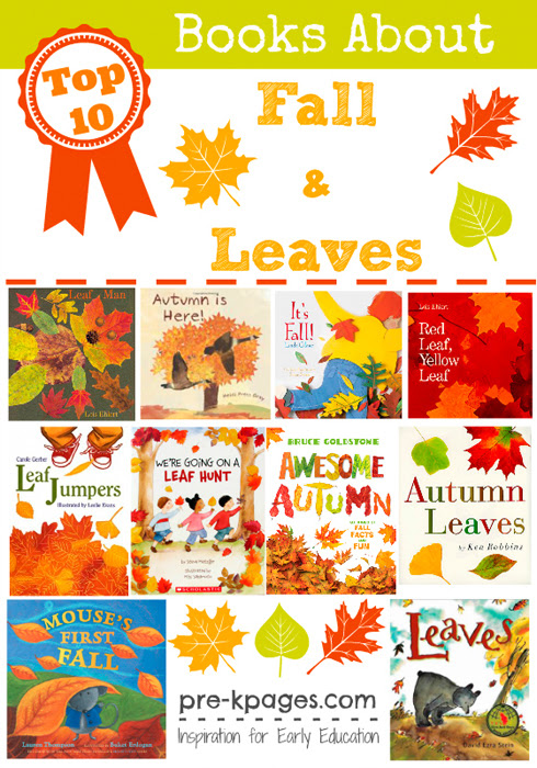 Best Books About Fall and Leaves for #preschool and #kindergarten