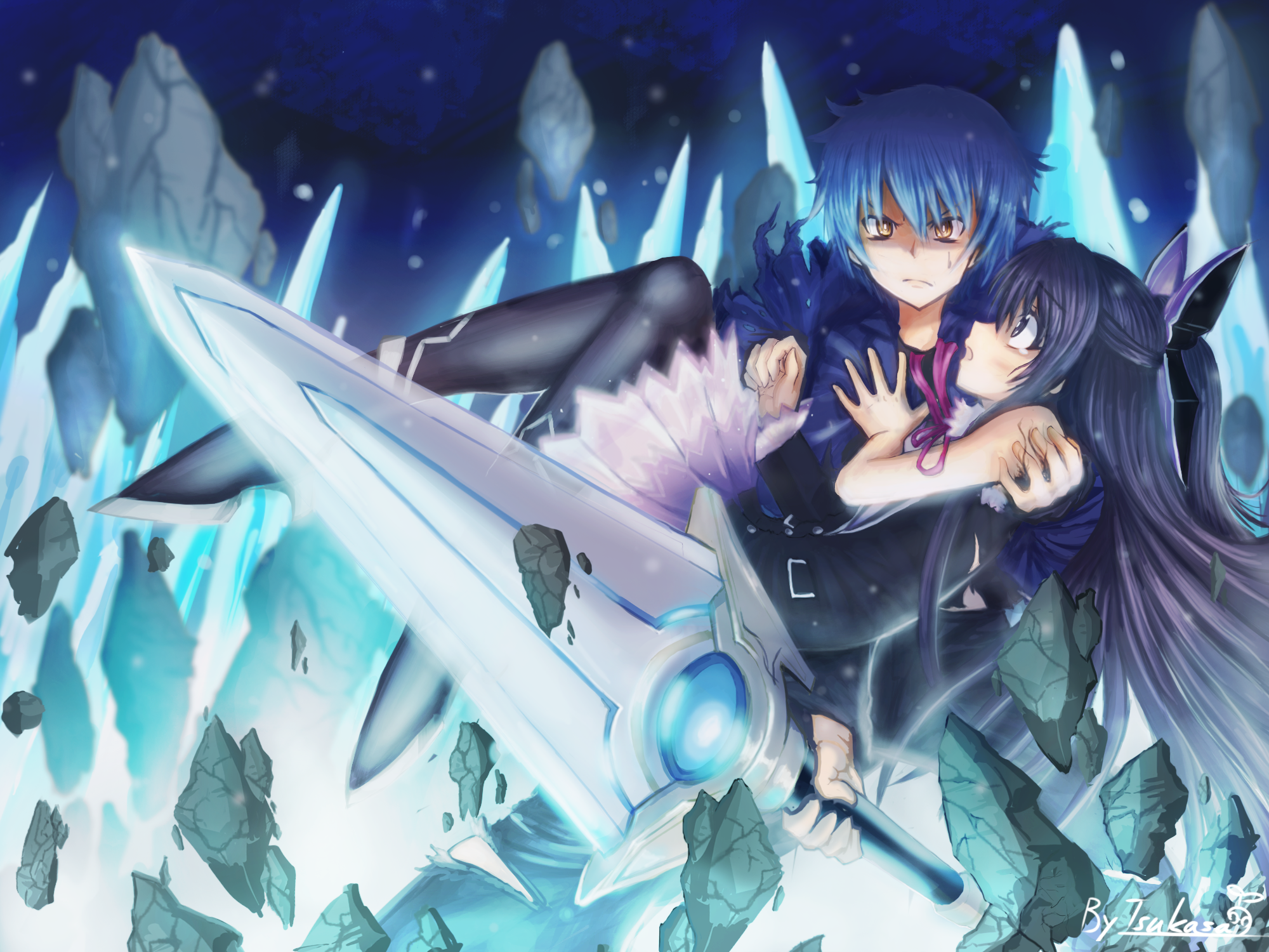 電繪 五河士道 夜刀神十香 約會大作戰date A Live 哈啦板 巴哈姆特
