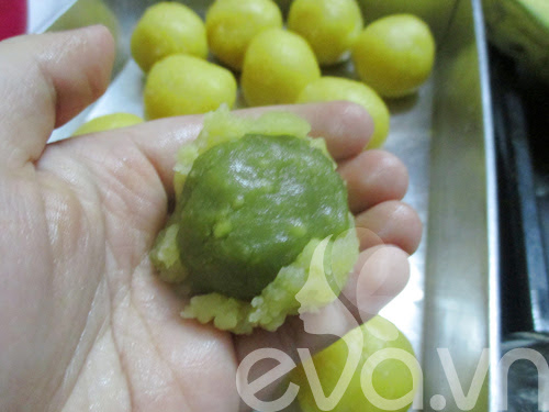 Bánh Trung thu nhân đậu xanh, trà xanh - 11