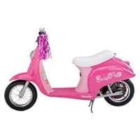 Razor Pocket Mod Sweet Pea Electric Scooter Youth Helmet Bundle