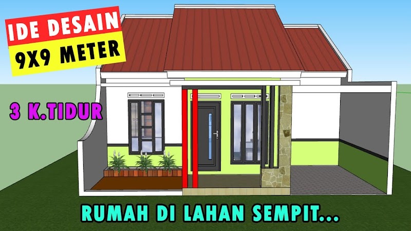 39+ Desain Rumah Minimalis 3 Kamar 2 Kamar Mandi, Motif Masa Kini!