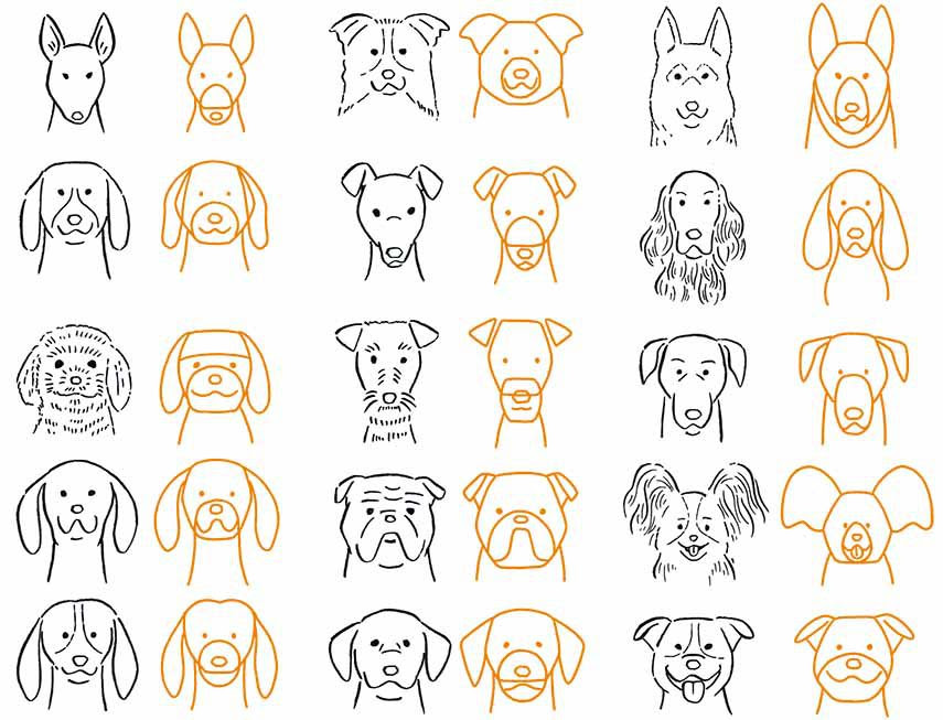 ワンちゃんの似顔絵を描いてみよう 犬イラストの描き方 Tombow Fun Art Studio トンボ鉛筆