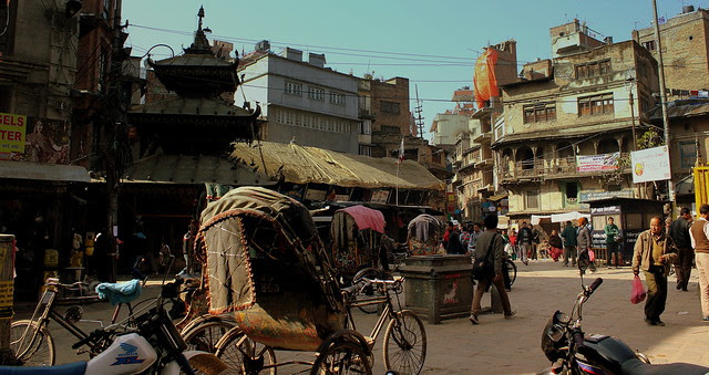 KATMANDU NEPAL DURING HAPPIER TIMES FEB 2013