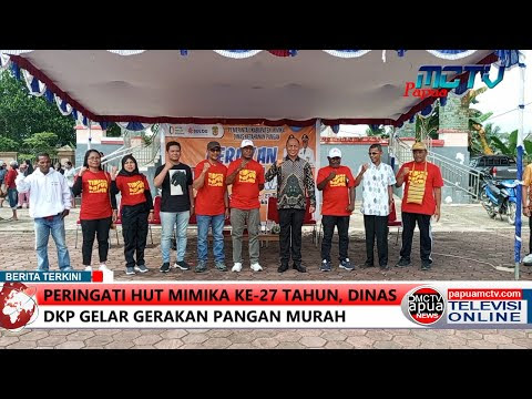 Peringati Hut Mimika Ke-27 Tahun, Dinas DKP Gelar Gerakan Pangan Murah