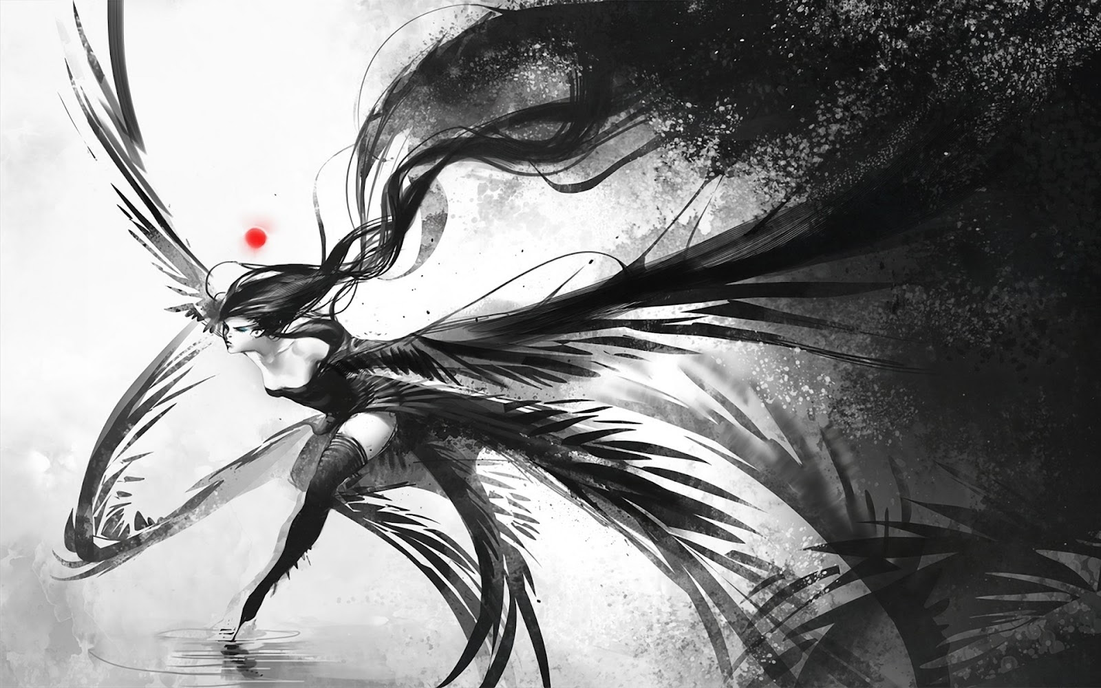 Free Anime Black And White Wallpaper Download Free Clip Art Free