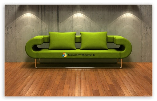 Windows 8 3d Couch Ultra Hd Desktop Background Wallpaper For 4k