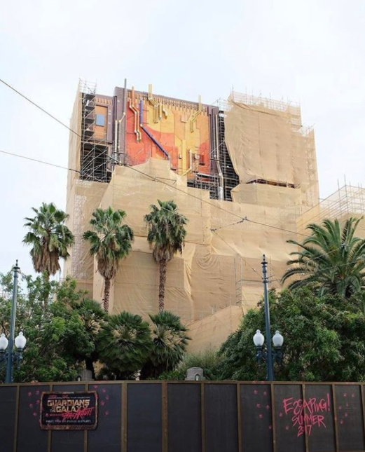 You can actually see a GLIMPSE of what the ride will look like already...