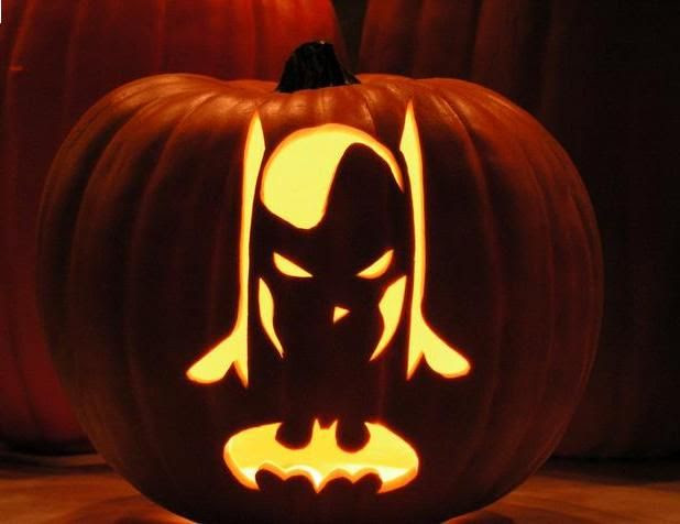 Batman pumpkin carving design | Halloween | Pinterest